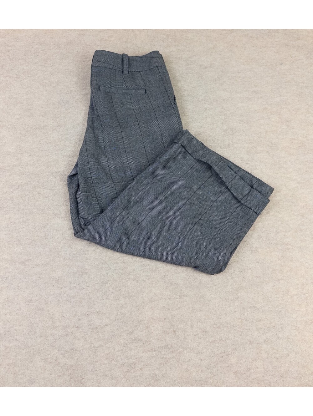 Apostrophe Naomi Gray Plaid Wide Leg Dress Pants Size 8